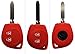 Produktbild CK+ Suzuki Auto-Schlüssel Hülle Key Cover Case Etui Silikon für Swift Alto Ignis Splash Baleno - Rot