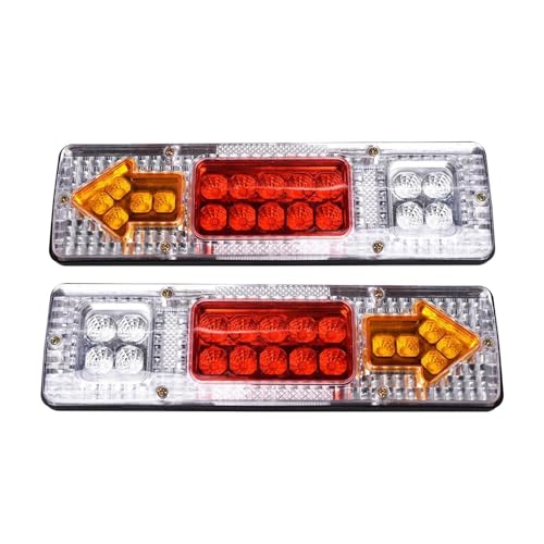 Feux de freinage et recul universels étanches 12V 24V en lot de 2