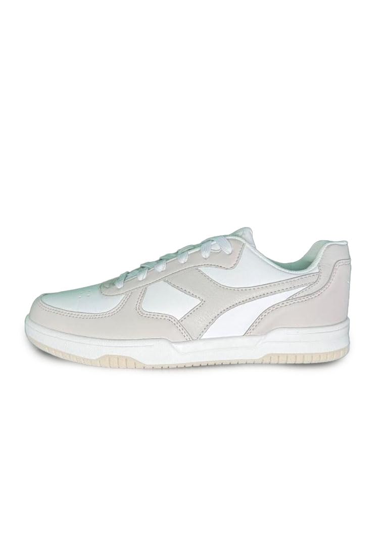 Diadora Unisex Raptor Low Gymnastics Shoe, White, 7.5 UK