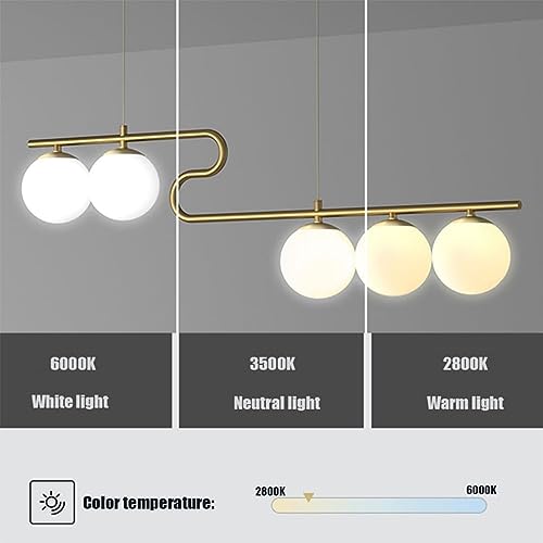 Lustre suspension LED table à manger dimmable avec télécommande - 3
