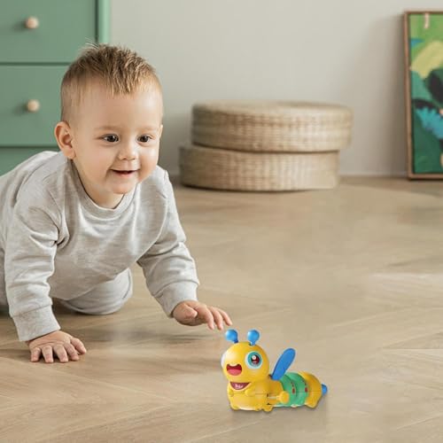 Toysbuddy Wind-Up Caterpillar Crawling Toy for Babies and Toddlers, Educational Learning Activity Toy, No Battery Required - Image 2 thumbnail