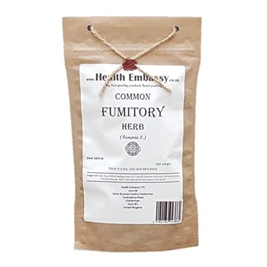 Health Embassy Fumaria Officinale Erba (Fumaria Officinalis) / Common Fumitory Herb, 50g