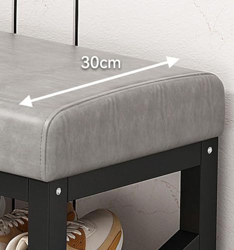 Banc à chaussures gain de place pour dégager les couloirs étroits - 7