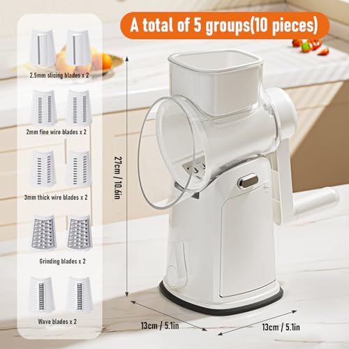 Rallador Giratorio Kadimendium para Queso y Verduras miniatura 5