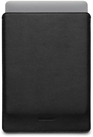 Woolnut Leather & Wool Sleeve Case Cover, for MacBook Pro 13 & Air 13/13.6 inch (New model) - Cognac Brown