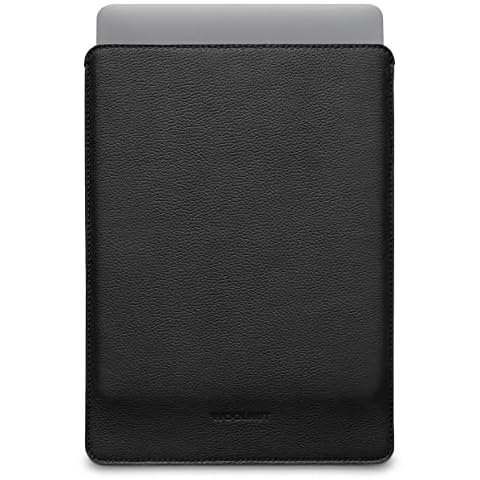 WOOLNUT Leather Sleeve for MacBook Air MacBook Air 15-inch (2023-2024, M2/M3) - Black Cover