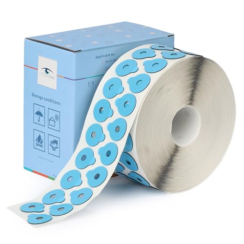 UCanSee 1000pcs Optical Lens Edging Anti-Slip Sticks Eyeglasses Lens Edging Adhesive Blocking Pads (0.94x1.14 inch)