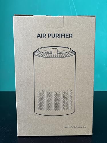 AROEVE Air Purifiers for Bedroom and Home, 7W Air Purifier with 22dB Sleep Mode H13 HEPA Filter Smoke Pollen Dander Hair Smell Air Cleaner with Speed Control For Bedroom Office, DH-JH01A, White