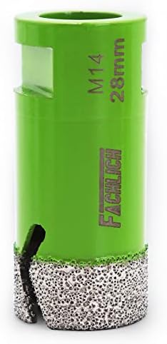 FACHLICH Diamond Core Drill Bits 6mm Tile Hole Saw 2pcs Vacuum Brazed for Porcelain Tile Ceramic Granite Marble