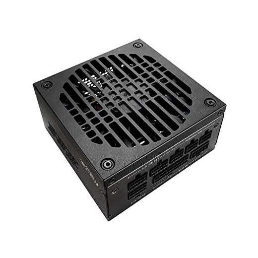 Fractal Design ION SFX 500G 500W PC strömförsörjning, svart, 2X PCIe, kabelhantering