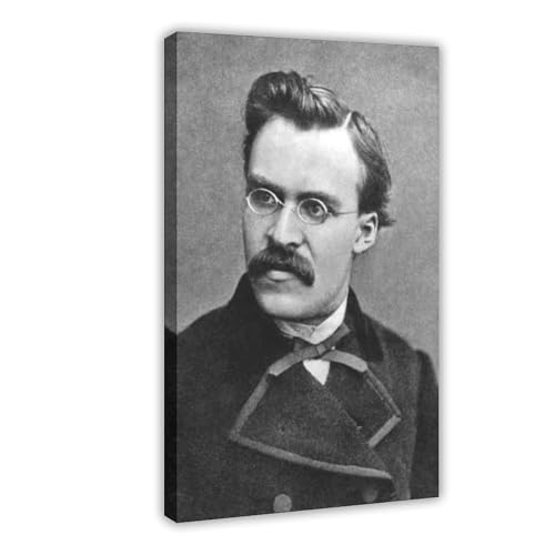 Impression sur toile Friedrich Nietzsche pour combler un mur vide avec un cadre suspendu 61x91