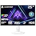 Amzfast 25インチ 320Hz ゲーミングモニター白 Fast IPS (1msMPRT /sRGB118%/320cd/m²) /Adaptive Sync対応 / HDMI2.0×2 DP1.4×2 低ブルーライト 5年保証 ホワイト AMZG25F6F(HDMI+DP ケーブル付属)