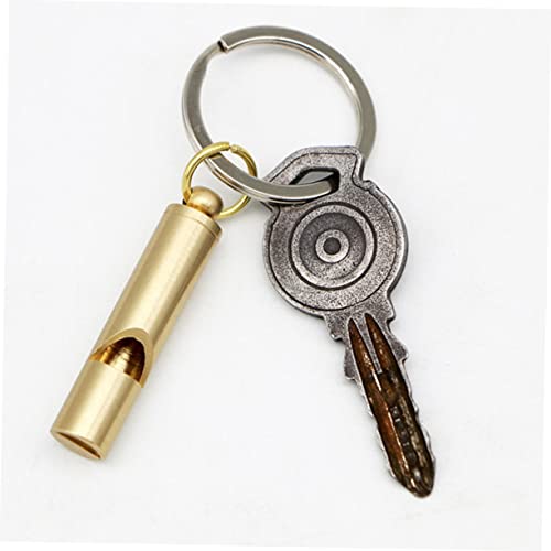 3 unidades pito vintage de cobre para deporte y emergencia miniatura 5