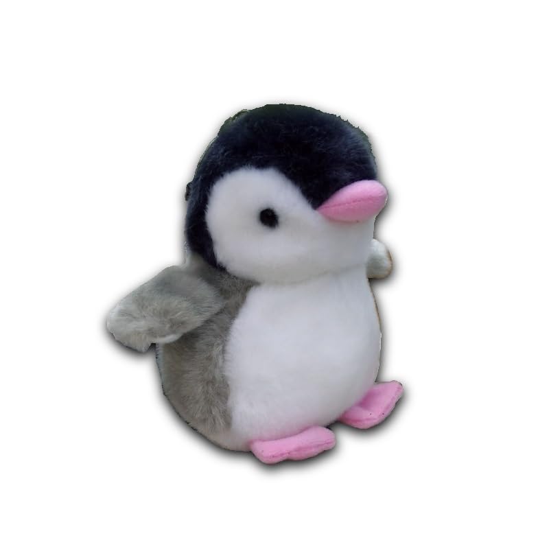 Porte-clés en peluche pingouin idée cadeau mignon anniversaire enfant