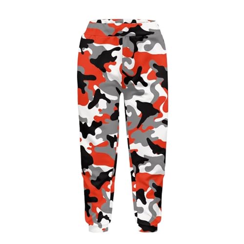 Boys Sports Pants with Pockets Soft Fit Leggings Casual Jogger Pants Bottoms for Kids 4-15Y