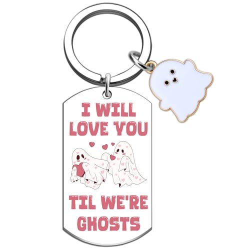 SOJUWEL Cute Girlfriend Valentines Accessories Keychains Halloween Boo Basket Spooky