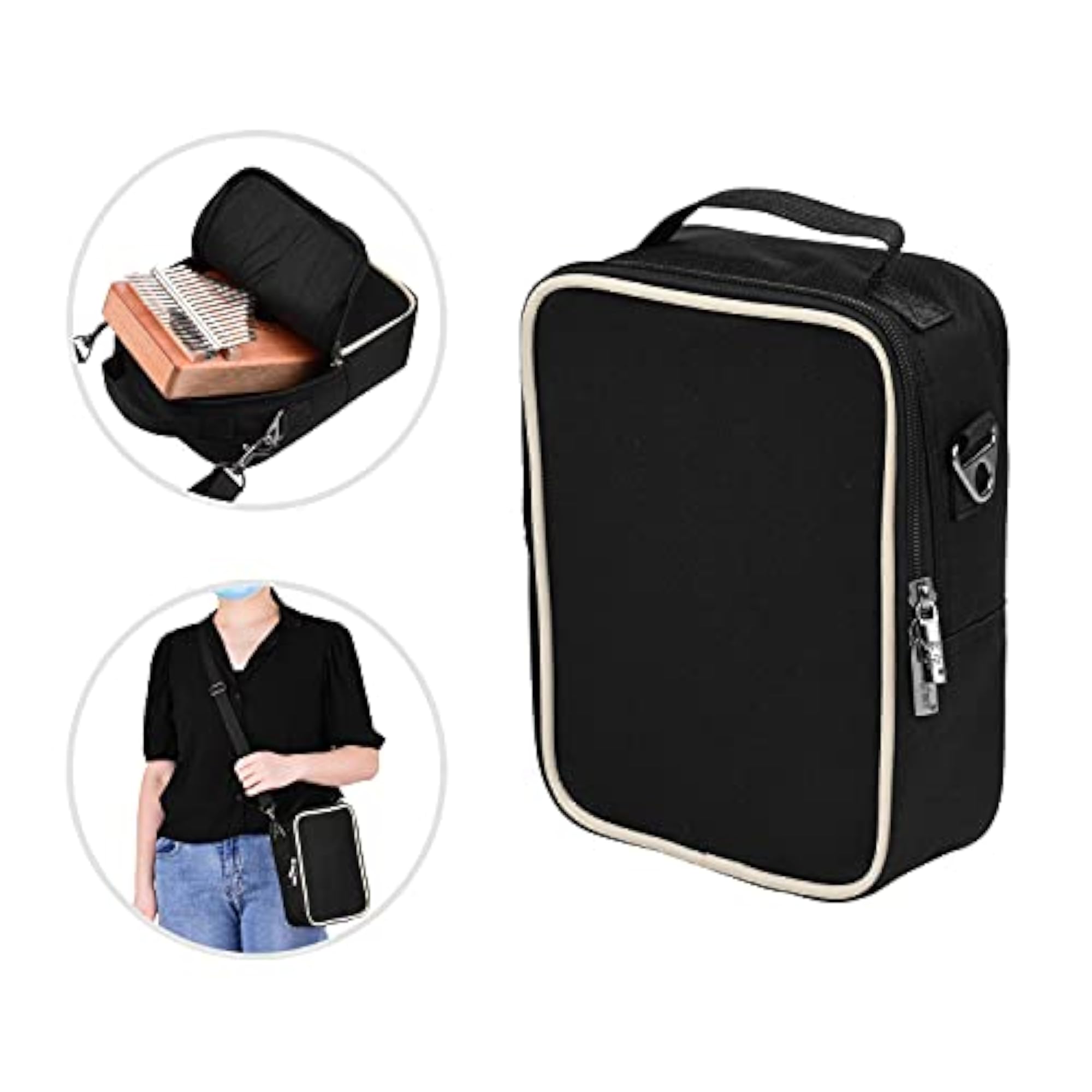 Portable Waterproof Kalimba Storage Bag for 10 & 17 Keys