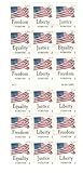 USPS Forever Stamps Four Flags ATM Sheet of 18 x Forever US Postage Stamps