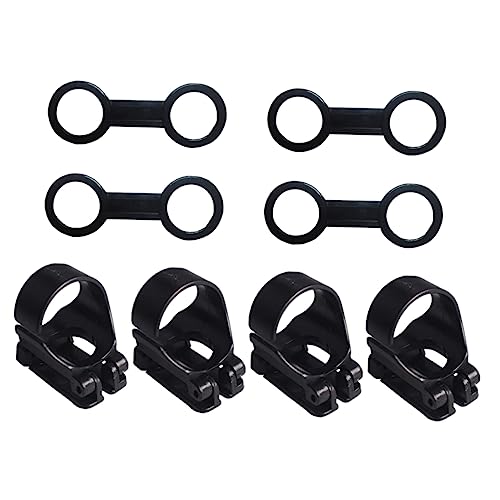 SUPVOX Scuba Dive Accessories: 8-Piece Silicone Buckles for Snorkel Clips Mask Straps and Snorkeling Gear