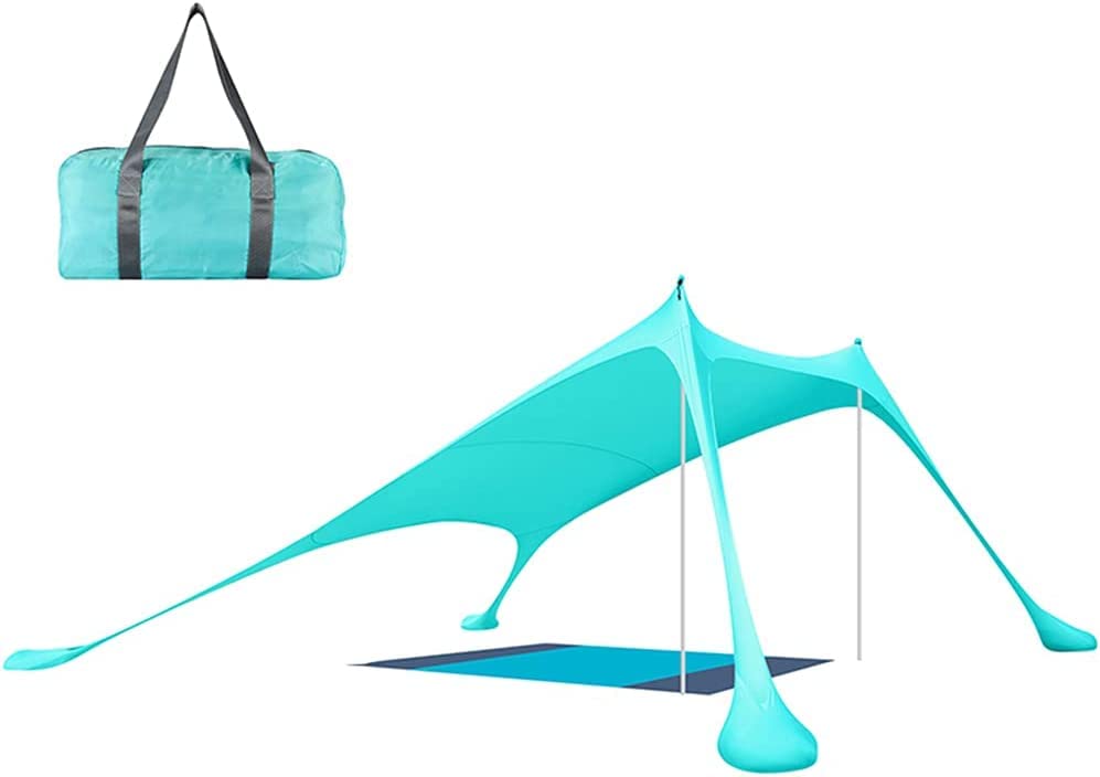 Tenda Da Spiaggia ALPHA CAMP UPF50+ – Ovale 7.2x7.6ft – Leggera E Antiproiettile UV