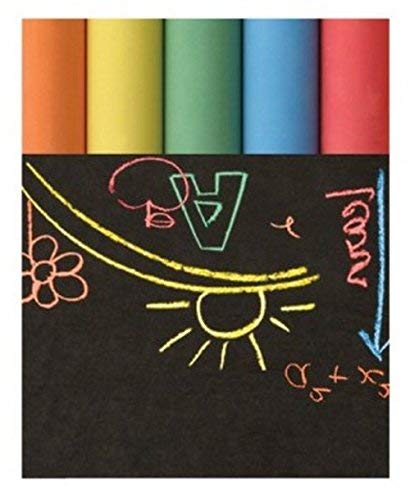 Image of Apsara Colour Chalk - Dust-Control Smooth Writing Chalk for Blackboards & Classroom Use | Non-Toxic, Break-Resistant, Clear Visibility for Schools, Teachers & Home Learning | Pack of 50
