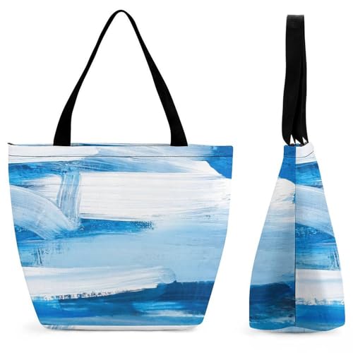Sac à main blanc grand format 28x18x32cm porté épaule pour voyage