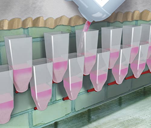 MEM System Trockene Wand Injektionsflüssigkeit, Dauerhafte Horizontalsperre für alle Mauerwerke, Innen und außen anwendbar, Porenverengend und wasserabweisend, 10 l Behälter