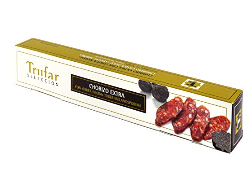 Chorizo con Trufa Negra de Teruel - Trufar Selección - Receta Artesanal - Tuber Melanosporum - Calidad Gourmet - 170g Cover