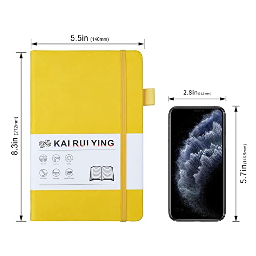 Kairuiying Journal Notebook With Pen Holder, A5 Notebooks For Work/Writing, College Ruled Notebook For School, Thick Journal For Men/Women, Note Book/Pads For Note Taking, 100Gsm Paper Lined Notebook #TOP6