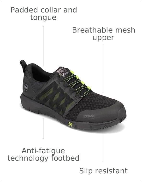 Image of Timberland PRO Men's Radius Composite Safety Toe Athletic Industrial Work Shoe
