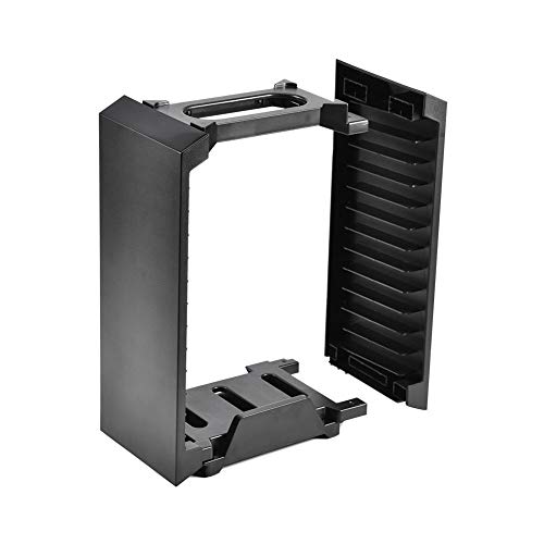 FOLOSAFENAR Soporte Vertical para PS4, Soporte de Consola Vertical Soporte de Consola para PS4 Orden de Ahorro de Espacio Espacio Buena Ventilación para PS4 Cover