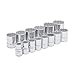Urrea 5400PA 1/2-Inch Drive Chrome Socket Set, 14-Piece