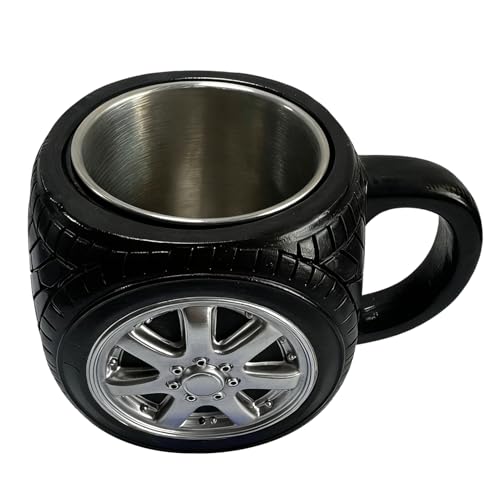 Jlobnyiun Tazas de café divertidas 30 cl isotérmica de toma cómoda de café decoración de oficina