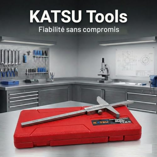 KATSU Jauge de Profondeur 0-200mm 0,02mm Précision Métrique Jauge de Profondeur Pied à Coulisse Vernier de Outil de Mesure 401172 – vue 2