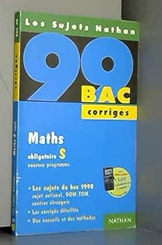 Paperback Maths, obligatoire S : [les sujets du bac 1998], corrigés Book