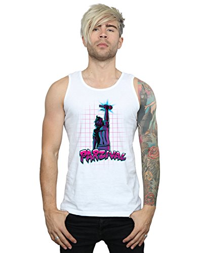 Ready Player One Men's Parzival Key Vest White Large