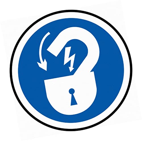 Sticker - Warning - 1x NFPA PPE Required Container Label 254 mm x 177.8 mm - Decal for Office - Company - School - Hotel - for your safety - kindergarten - office - factory