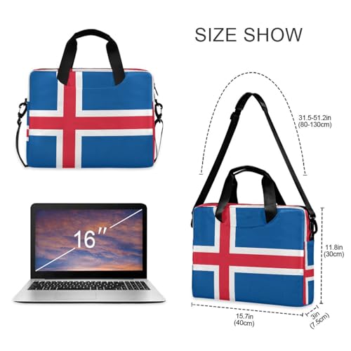 Funda Crossbody para Laptop 15.6 pulgadas con Asa y Correa miniatura 5