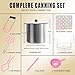 Canning Pot Water Bath Canner with Rack and Lid, 21.5 Quart Stainless Steel Stock Pots, Canning Supplies Starter Kit, Jar Lifter Tongs, Funnels and Full Canning Accessories Tools Set, Pink