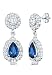 Produktbild Elli Damen-Ohrstecker 925 Sterling Silber Kristall Saphir blau 0310630313