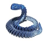 TiTiC 3D Printed Snake, Articulated Flexible 3D Printed Animals Fidget Toy, Realistic Slithering Design,Fidget Toys Gifts for Halloween