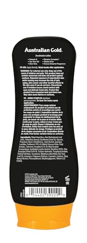 australian gold dark tanning accelerator lotion 2020 formula 8 fluid ounce classic cocoa dreams