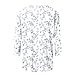 Plus Size Tops for Women 3/4 Sleeves Womens 3/4 Length Sleeve Tops Fall Clothes Crewneck Trendy Shirts Causal Comfy Floral Print Three Quarter Sleeves Loose Fit Blouses 2025 Blues XXL