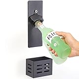 abridor de garrafa magnetico quanta Fácil de Usar: Este abrebotellas puede abrir la tapa de la botella de cerveza con una mano, la tapa de la botella caerá naturalmente y luego caerá en el barril de la tapa de la botella, solo necesita disfrutar de un agradable momento de cerveza.