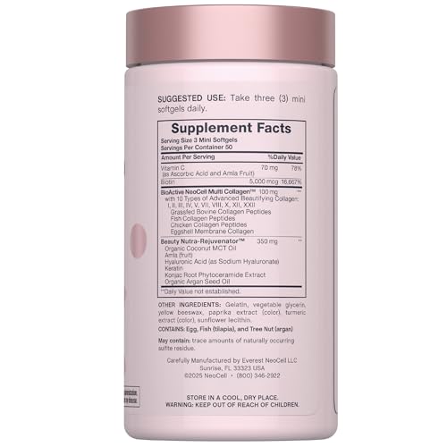 NeoCell Hair Skin Nails Multi Collagen Softgels