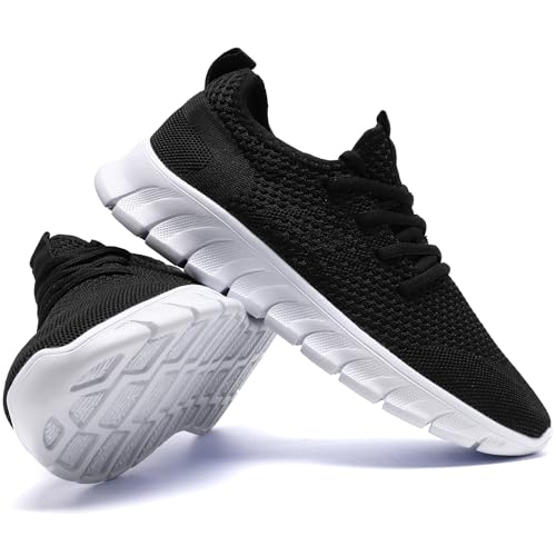Image of Mens Running Shoes Slip On Tennis Walking Sneakers Workout Athletic Lightweight Casual Sport Shoes
