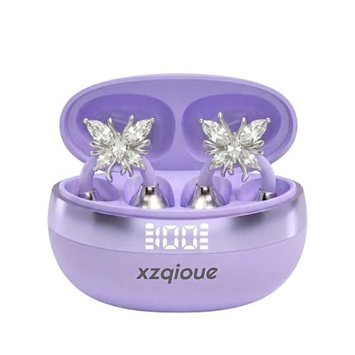 xzqioue Wireless Bluetooth Earbuds Earrings with LED Digital...