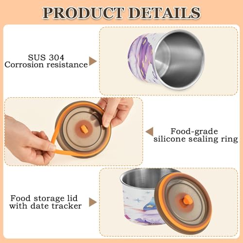 Contenedor hermético de café Blueangle 900 ml acero inoxidable miniatura 4