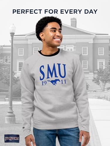 JanSport NCAA Officially Licensed Rival Crew Sweatshirt, Long Sleeve Graphic Pullover for Men & Women, Cotton-Polyester Blend Featuring Collegiate Design & Easy-On Style for Game Days, or Travel - image 2