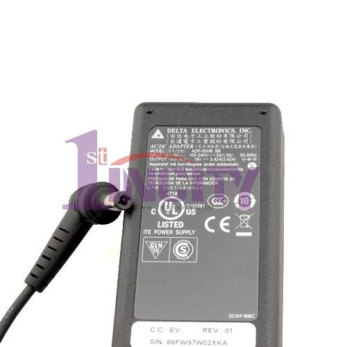 Gatewayノートパソコン対応互換AC 19V-3.42A ADP-65HB AB/ADP-65HB BB tf8su2k Amazon.com: NEW Slim Genuine DELTA AC ADAPTOR ADP-65HB BB
